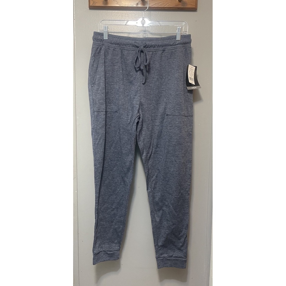 Cuddl Duds Men's Lounging Pants Size Medium Blue Joggers Nwt